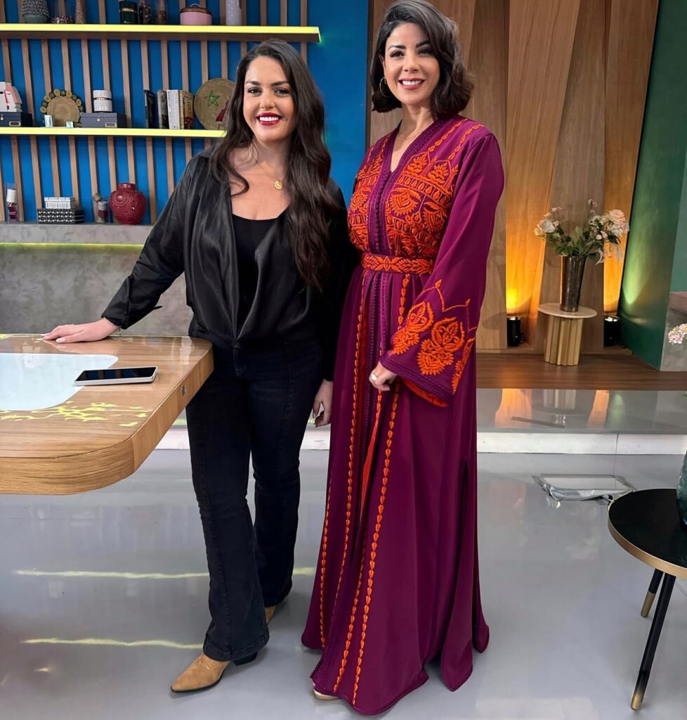 The moroccan fashion Designers Rim Guerraoui with Leila Hadioui